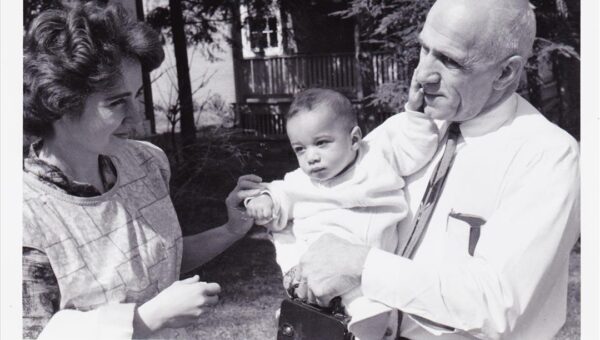 Grandfather and grandchild