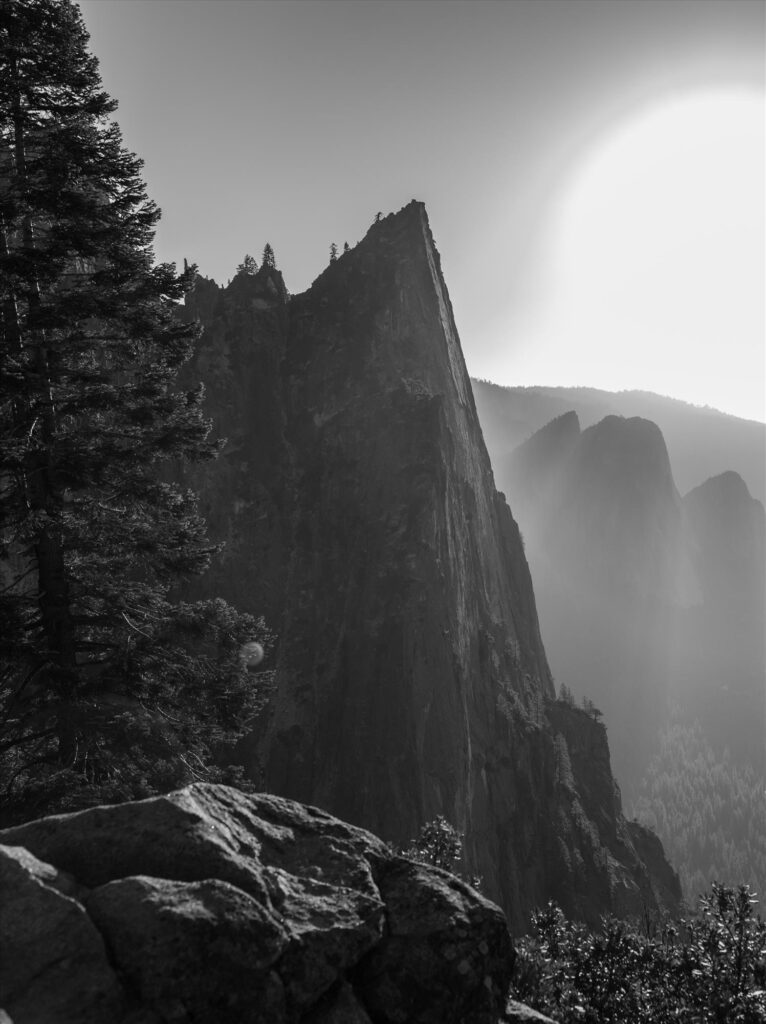 Yosemite mountain peak